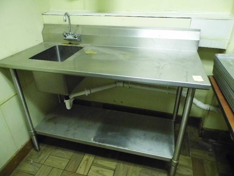 lot 34 image: Stainless Steel Sink