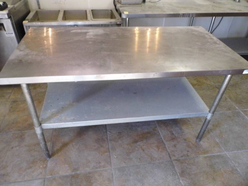 lot 91 image: Stainless Steel Table