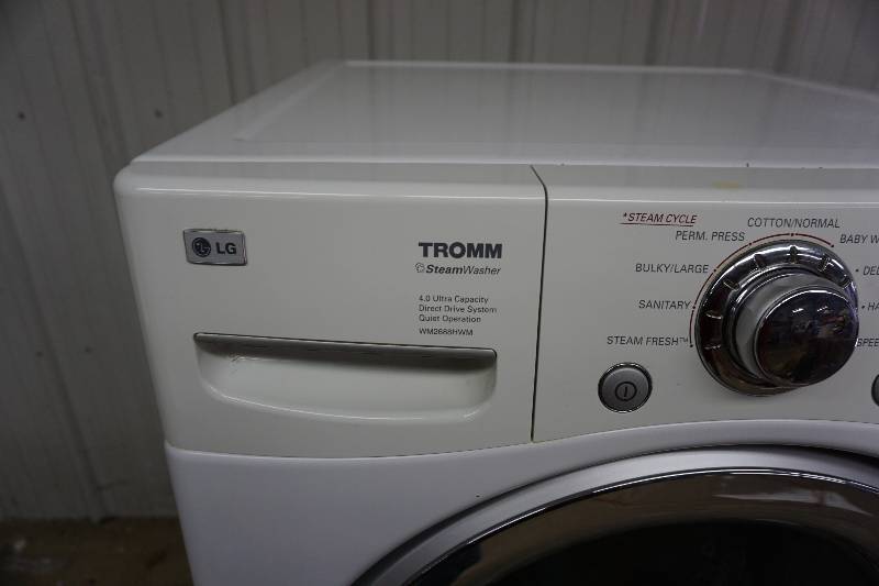 lot 13 image: LG Tromm Model WM2688 HWM Front Load Steam Wash Machine
