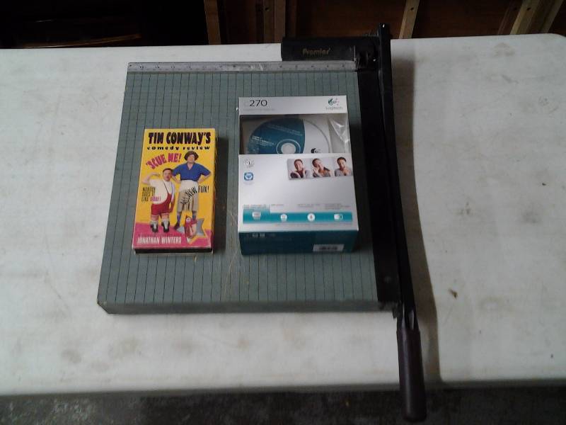Paper Cutter, Web Cam, 1-Video