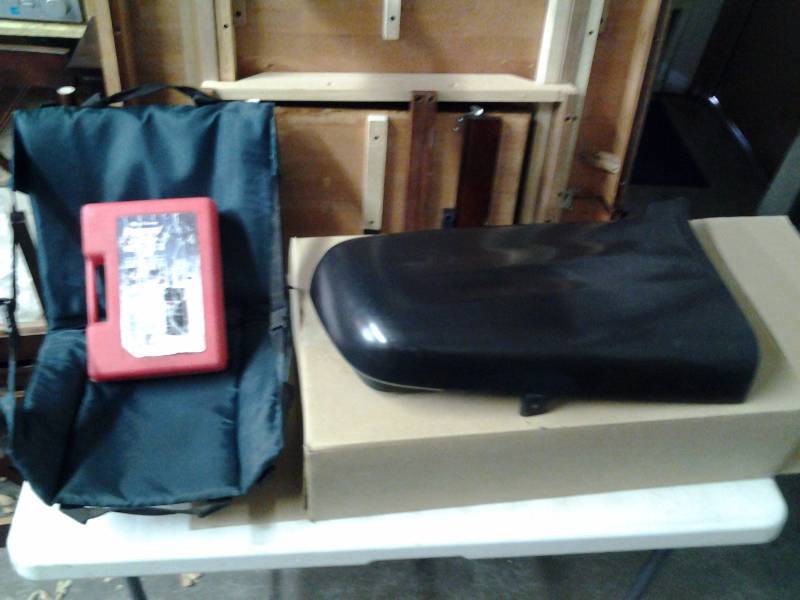 GM Right Hand Bumper Extension, Stadium Seat Cushion, Ready Rescue II CB Radio