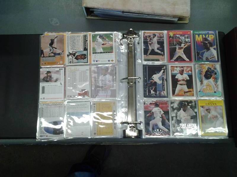 Baseball Album-370 Plus Cards, All Stars, Trout, Mauer, Pucket, Ripkin, Griffy, Various Years & Brands