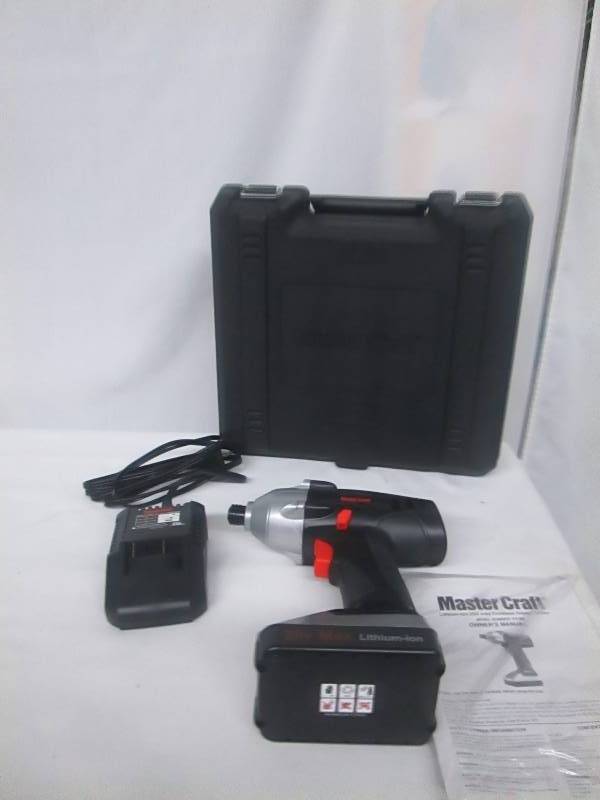 lot 23 image: Master Craft 20-Volt Li-Ion Max Impact Driver