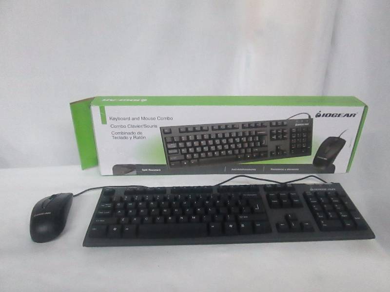 lot 49 image: IOGEAR Spill-Resistant Keyboard & Mouse Combo