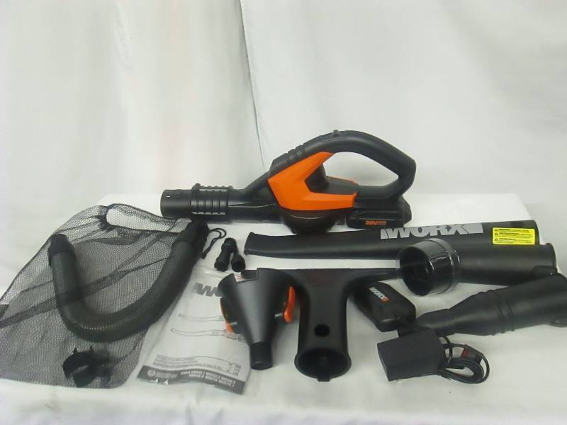 lot 15 image: Worx 20V Lithium Ion SweeperBlower