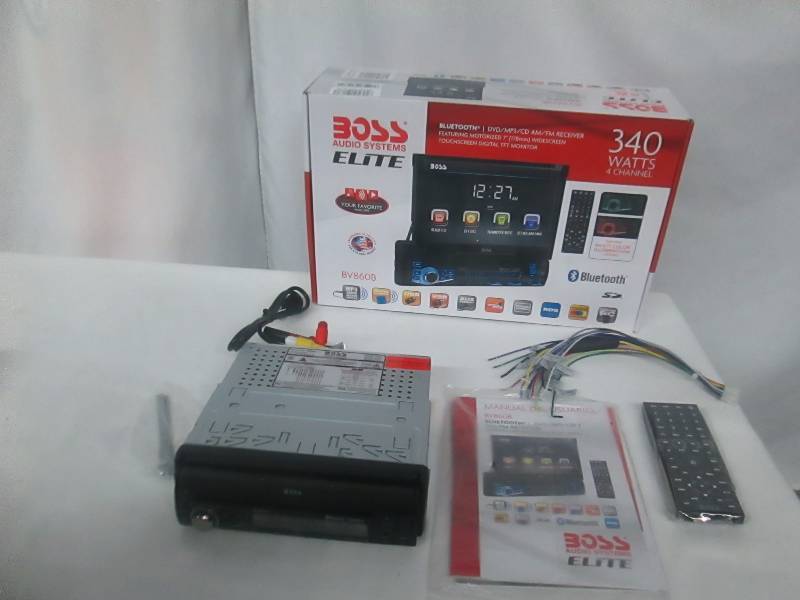 lot 11 image: Boss Elite 340-Watt 7 Touch Screen DVDMultimedia Car Stereo with Bluetooth