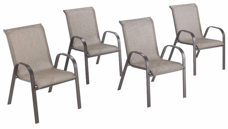 lot 7 image: Alcove Savannah 4-pk. Conversation Chairs