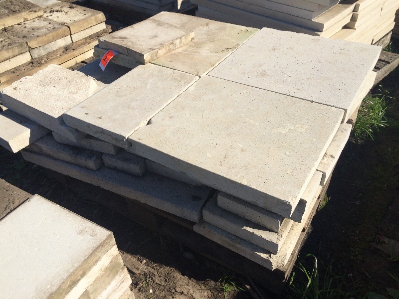 lot 85 image: Pavers, Decretive Stone, Block   24 x 21.50 x 1.75   random sizes