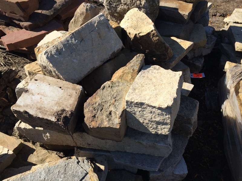lot 156 image: Pavers, Decretive Stone, Block   random sizes  pallet lot