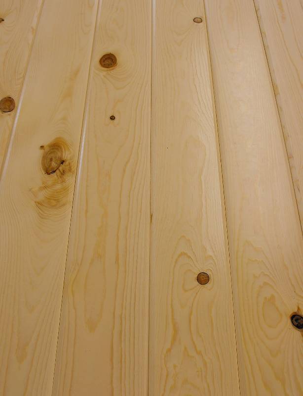 1x6x6 Select knotty Pine, WP4 pattern and end matched