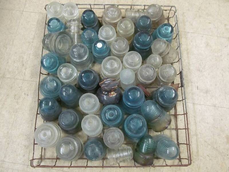 lot 69 image: Glass Insulators