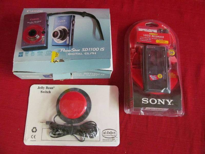 lot 72 image: Sony RecorderCanon Camera