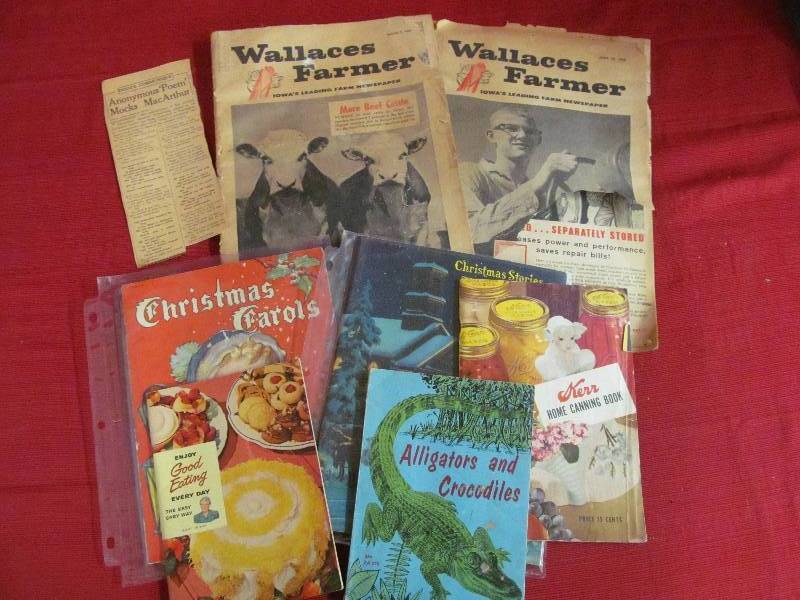 lot 118 image: Vintage CookbooksMagazines