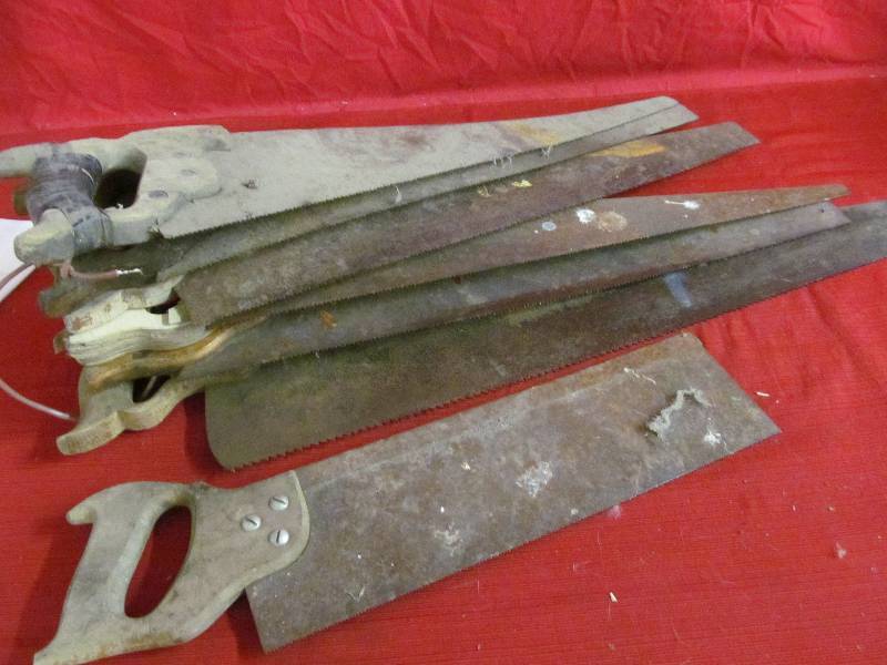 lot 128 image: Hand Saws