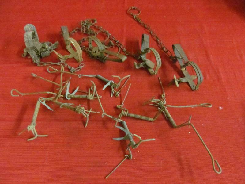 lot 135 image: Vintage Traps