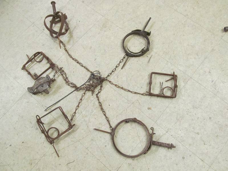 lot 137 image: Vintage Traps