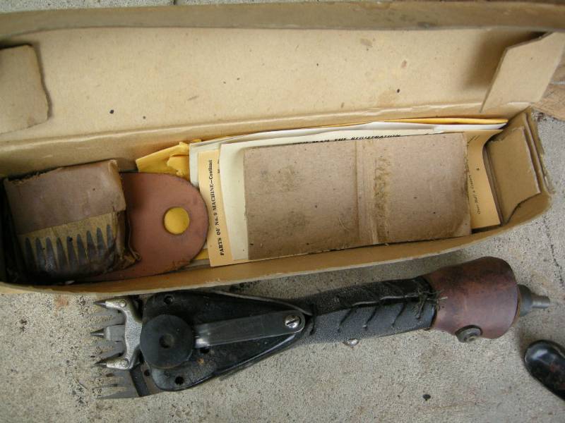 Vintage Stewart Sheep & Goat Shearing Machine Estate Mantiques