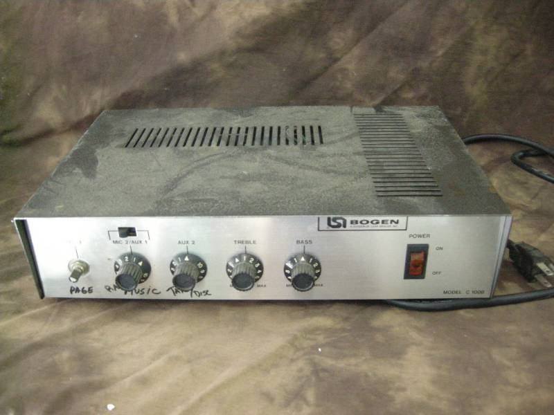 lot 77 image: Vintage Bogen AmplifierMixer