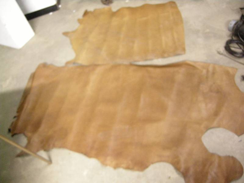 lot 103 image: Rolls of leather