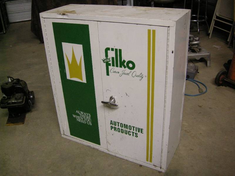 lot 113 image: Vintage Filko Parts Cabinet