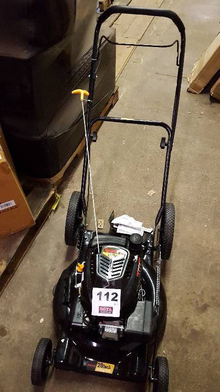 lot 112 image: Master Craft 21 High Wheel Gas Mower - NEW