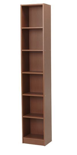 lot 120 image: alcove Skinny Shelf Tower - Cherry - NEW