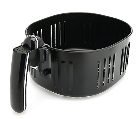 lot 96 image: Cooks Companion 1200W 5.8 qt High Speed Air Fryer w 25 Recipes - PLUMB COLOR - NEW