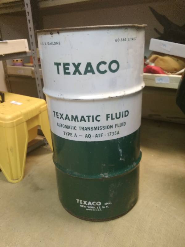 Vintage Texaco Oil Drum October Tool Auction KBID