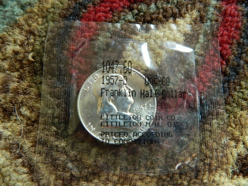 1957-D Franklin Half Dollar