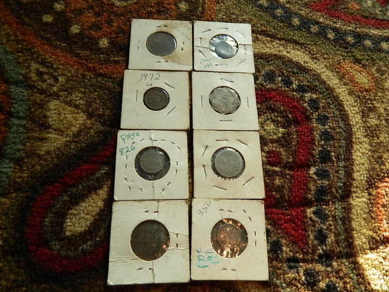 8 Assorted Foreign Coins