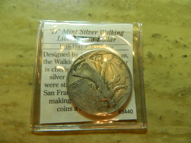 D Mint Silver Walking Liberty Half Dollar