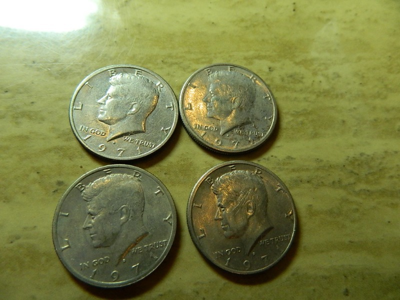 1971 Kennedy Half Dollars