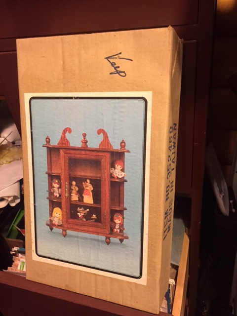 lot 101 image: 2, new in Box.. Wooden Display cases.. Need to be assembled.