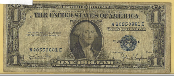 1935 D $1 Silver Certificate Dollar