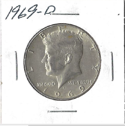 1969-D Kennedy Half Dollar