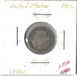1906 Barber Dime