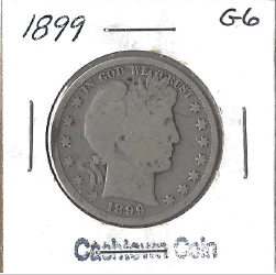 1899 Barber Half Dollar
