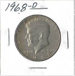 1968-D Kennedy Half Dollar
