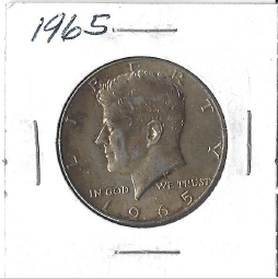 1965 Kennedy Half Dollar