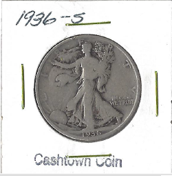 1936-S Walking Liberty Half Dollar