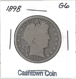 1898 Barber Half Dollar