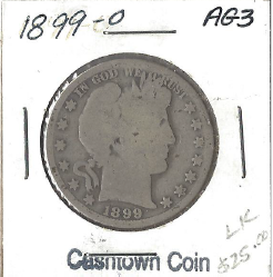 1899-O Barber Half Dollar