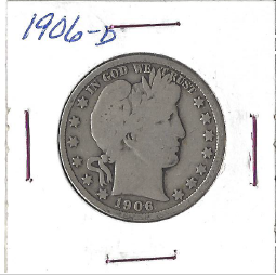 1906-D Barber Half Dollar