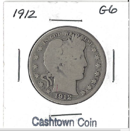 1912 Barber Half Dollar