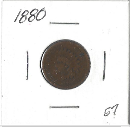 1880 Indian Head Cent