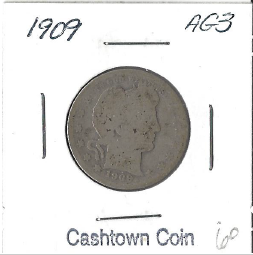 1909 Barber Quarter