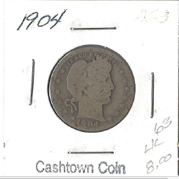 1904 Barber Quarter