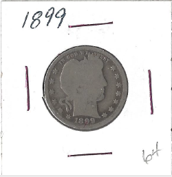 1899 Barber Quarter