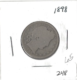 1898 Barber Quarter