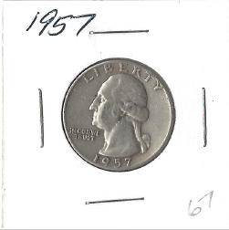 1957 Washington Quarter